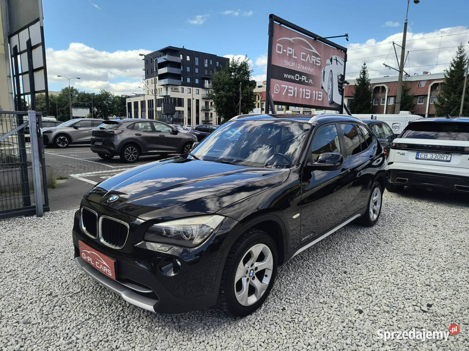 BMW X1 Salon jasne skóry ALU4x4Xdriveczujniki czujnik deszczu Bydgoszcz