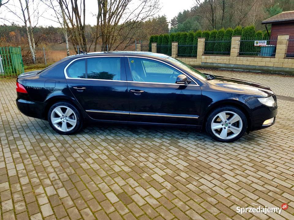 koda Superb Skoda Superb II Platinium 20 tdi DSG skórzana tapicerka pomorskie