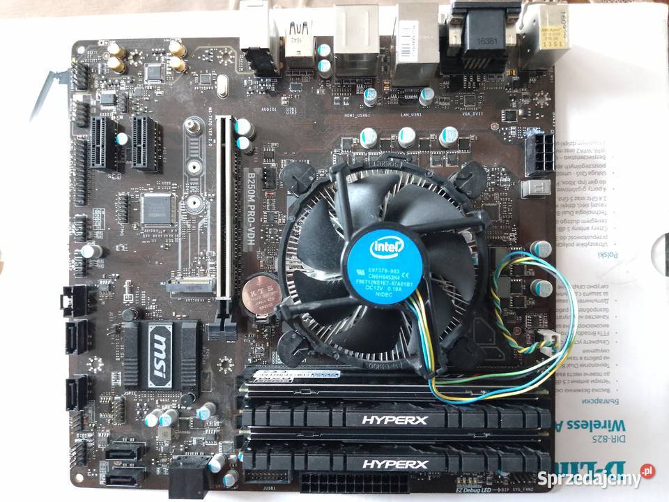 Płyta B250M Prohdv procesor Intel 4560 16gb ddr4 Toruń sprzedam
