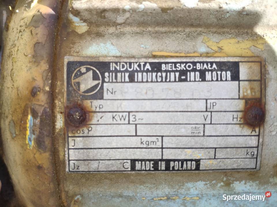 Silnik Indukta 3 kw Gniezno sprzedam