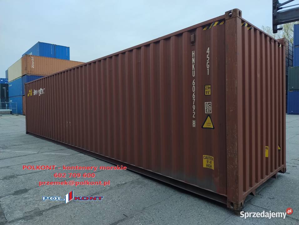 Kontener Morski Magazynowy 40 HC 12 metrowy śląskie Katowice