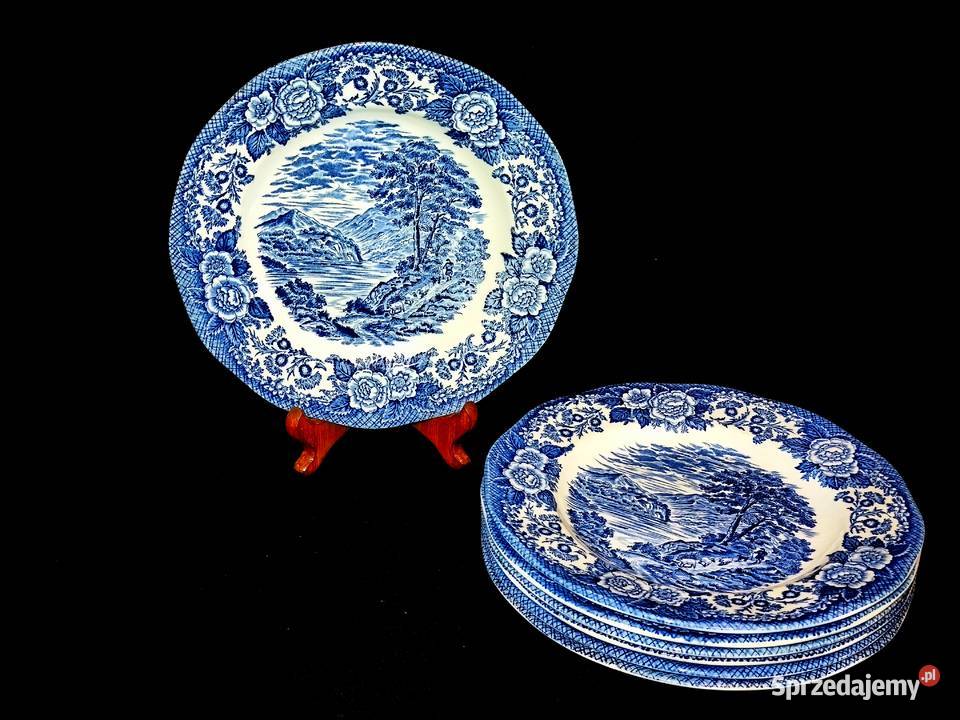 Talerz deserowy Lochs of Scotland Enoch Wedgwood Chełm sprzedam