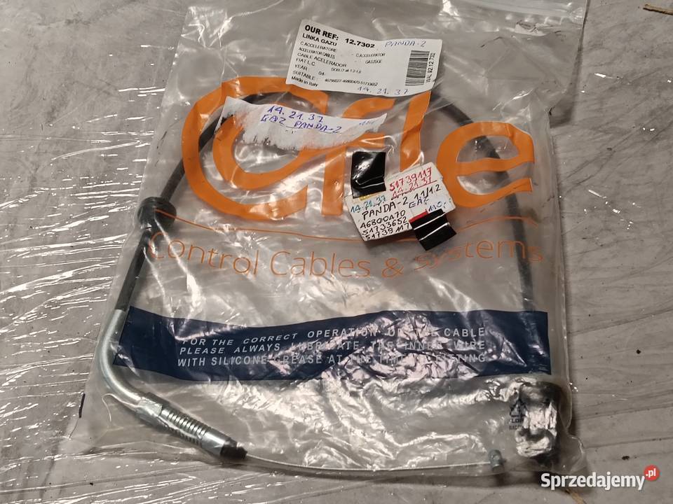 Linka gazu Fiat Panda 2 II 11 12 46796027 Linki gazu Chorzów