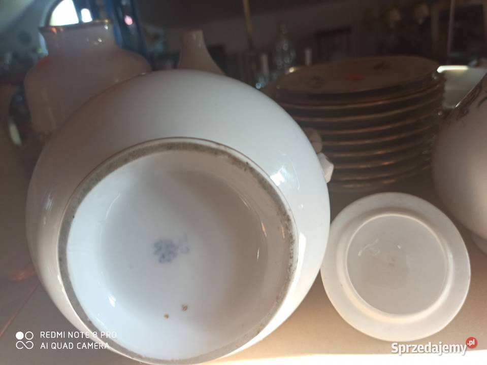 Dzbanek do czekolady C T Biało Złoty Syg w pomorskie Gdańsk