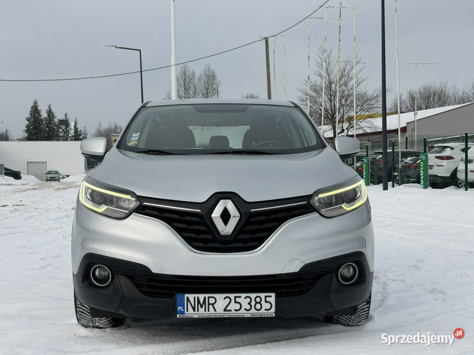 Renault Kadjar 15DCI 110 LED Nawigacja Tempomat srebrny Kadjar Mrągowo