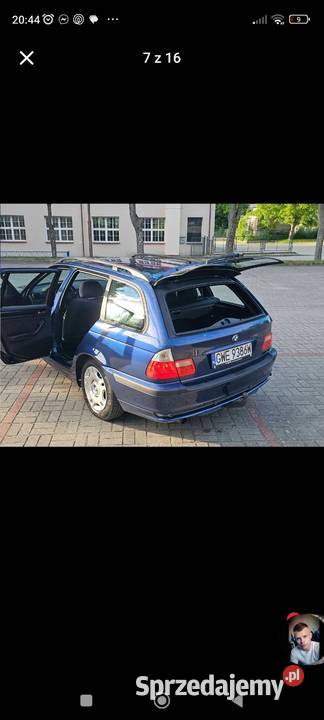 BMW E46 18 benzyna 143 niebieski Seria 3 Gdynia