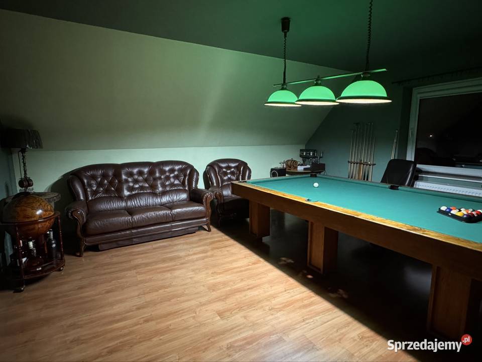 Komplet ze skóry sofa fotel funkcja spania Taciszów