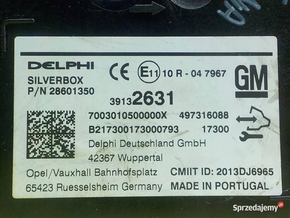 OPEL INSIGNIA B 16 CDTI 18r modul sterownik Suków