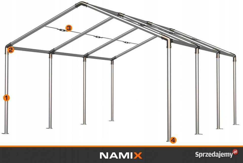 Namiot BASIC 6x6 imprezowy handlowy ogrodowy Pawilony i namioty Jabłonna