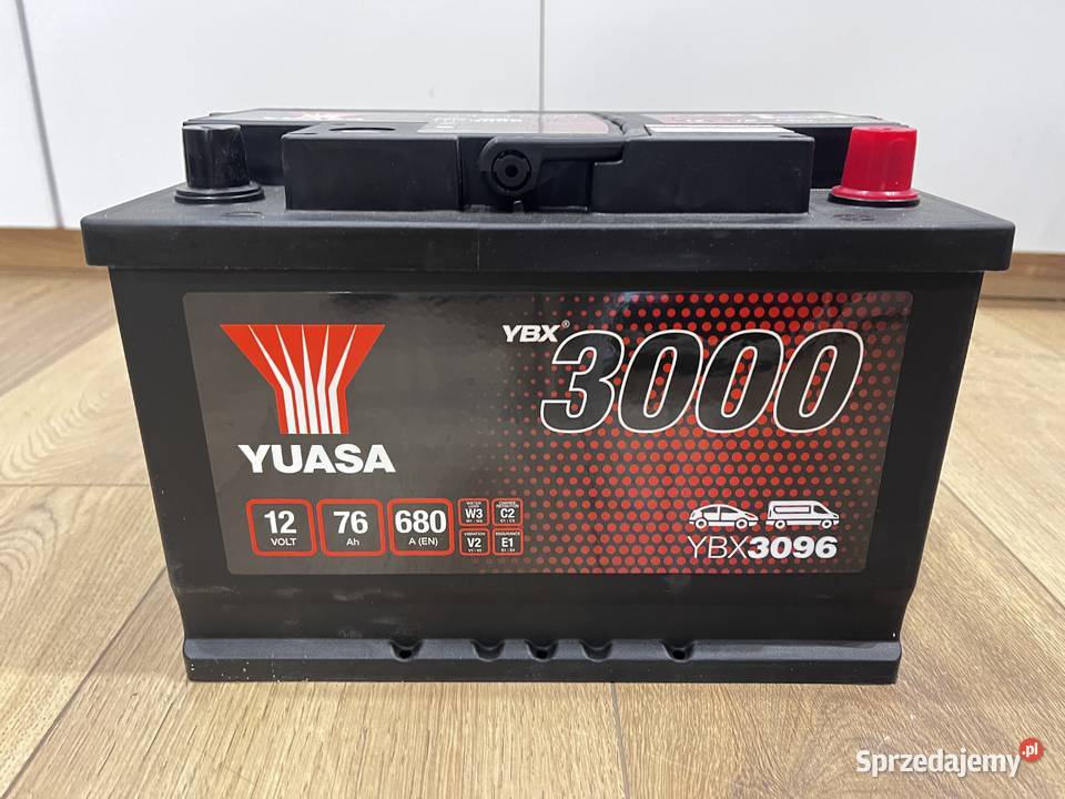 AKUMULATOR ROZRUCHOWY 12V YUASA 76AH osobowe Motoryzacja dolnośląskie sprzedam