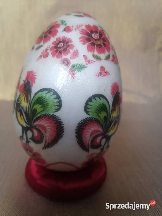 jajko pisanka odoba stroik hand made ludowe wielokolorowy Dekoracje i ozdoby Sierpc sprzedam