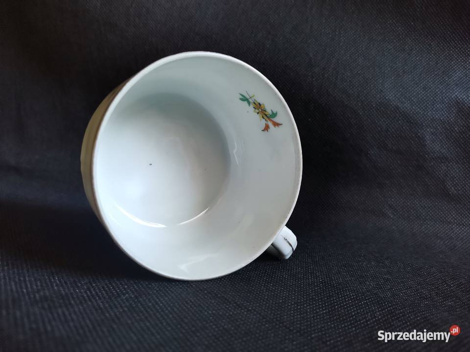 Stara przedwojenna filiżanka porcelana Giesche