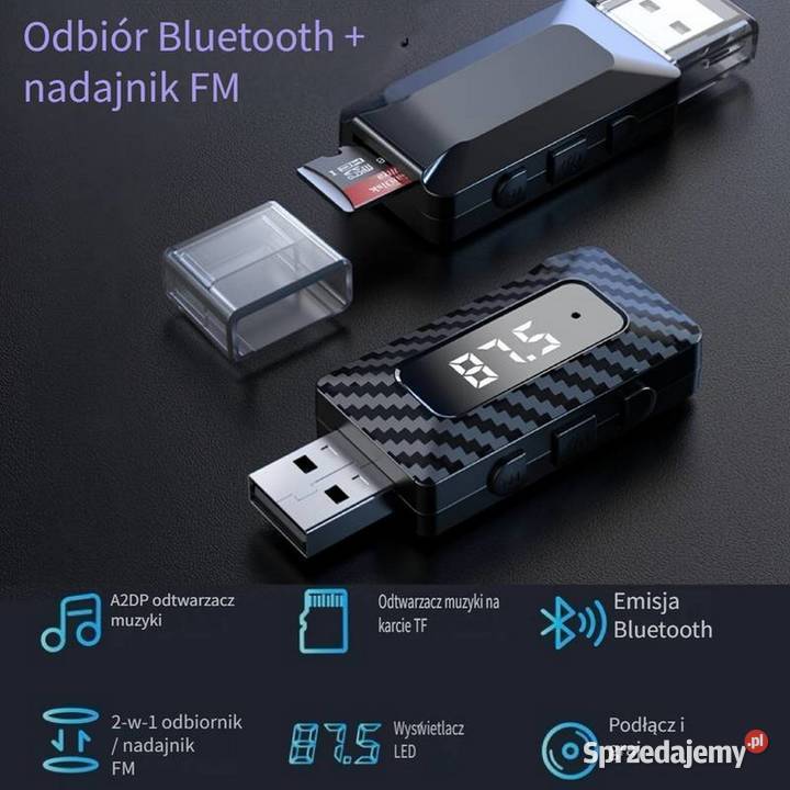 Adapter Samochodowy 3 W 1 USB wysyłka Pozostałe Wiśniowa Góra