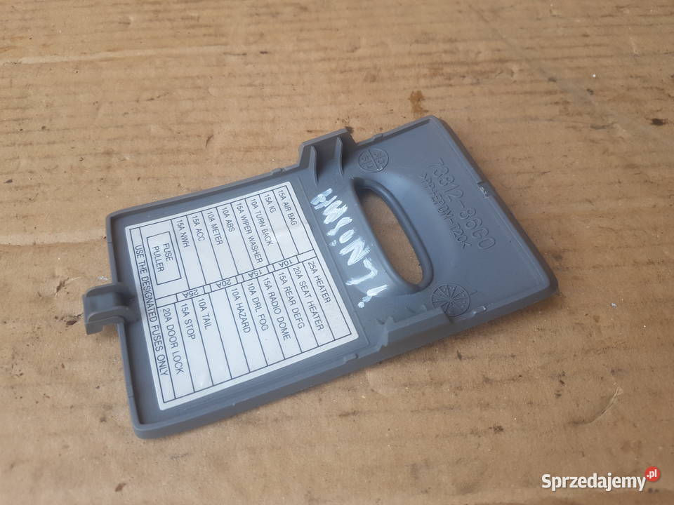 Suzuki Ignis MH Subaru G3X Justy zaślepka Legnica