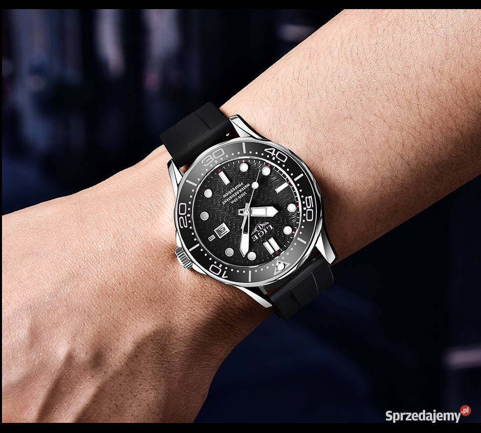 Zegarek męski sportowy Lige styl nurka Seamaster Zegarki i Biżuteria Gorzów Wielkopolski sprzedam