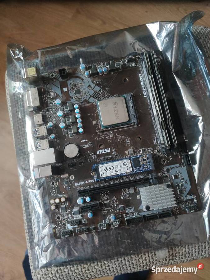 Płyta główna MSI b 450 m a pro sprawna Micro ATX
