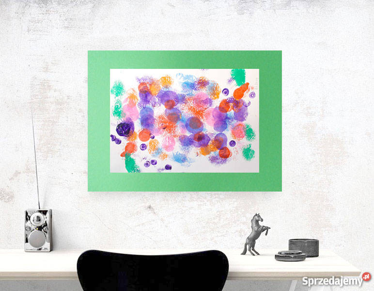 kolorowa dekoracja na ścianę abstrakcja zachodniopomorskie Szczecin