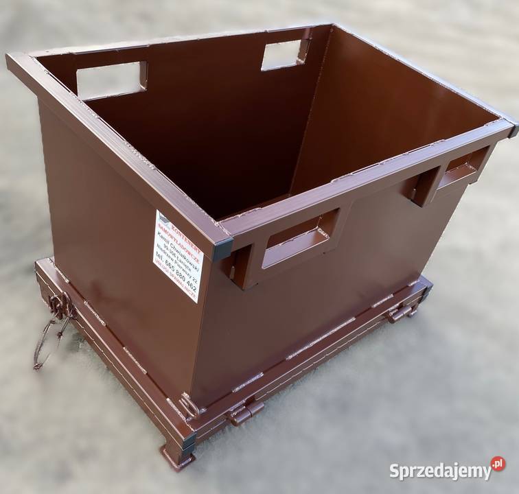 Kontener z otwieranym dnem 05m3 koliba Magazynowanie Niedrzew Pierwszy