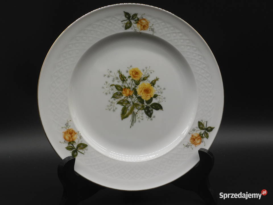 Talerz deserowy z kolekcji Annabell Seltmann Porcelana i szkło Raszków