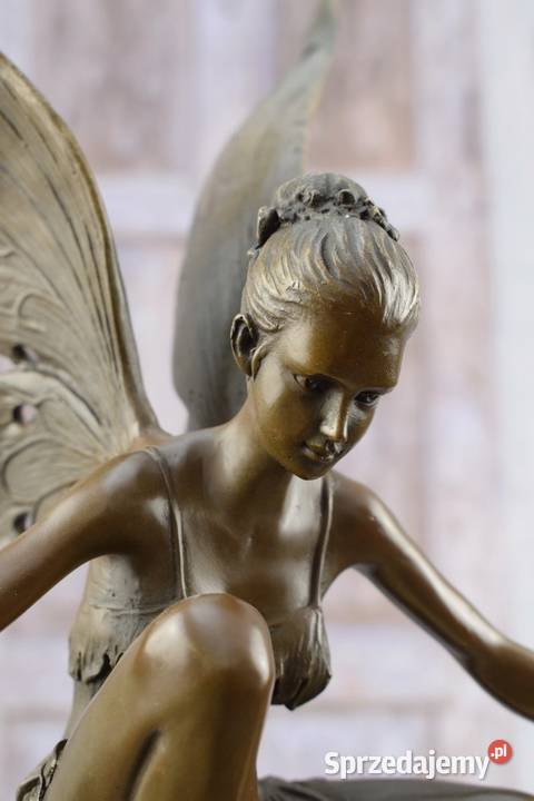 Elf ze Skrzydłami w Stylu Art Deco Figura Rzeźba Kraków