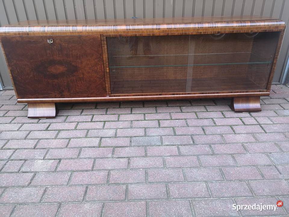 Komoda ARTDECO RTV Niska Orzech 193 Zgrabna