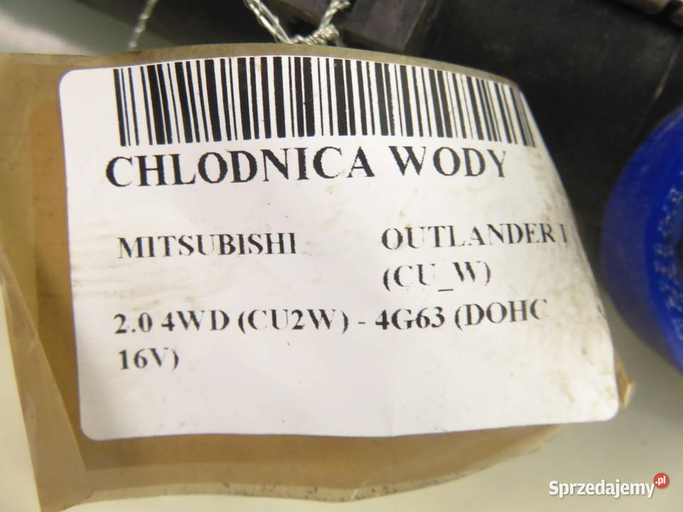 CHŁODNICA WODY MITSUBISHI OUTLANDER I 20 sprzedam