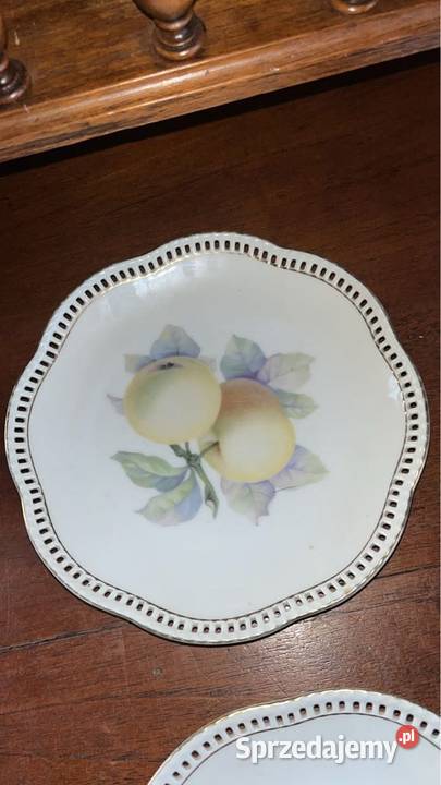 Talerzyk z owocami ażur Syg Schumann Arzbeg pomorskie sprzedam