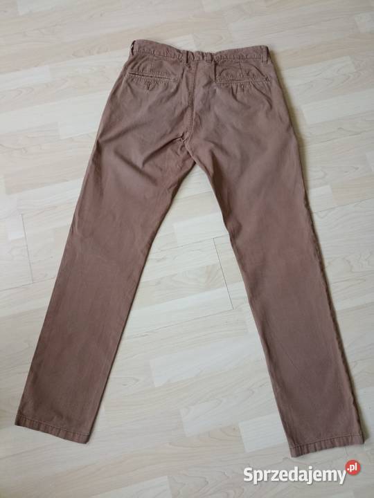 Spodnie Chinosy LOGG hm Slim Fit 32 17582A Kraków