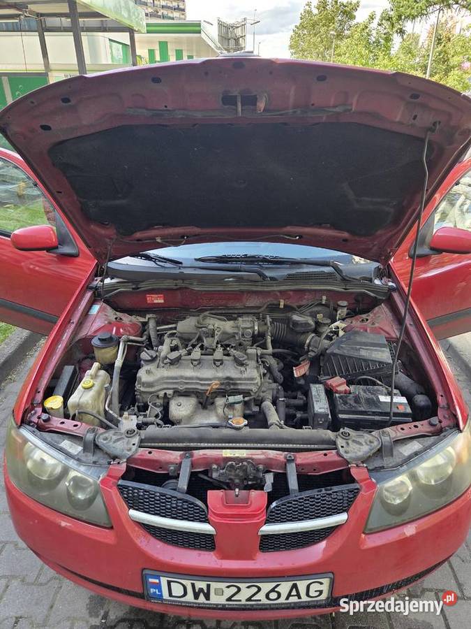 Nissan Almera 15 Visia rocznik 2005 benzyna Zarejestrowany w Polsce Wrocław