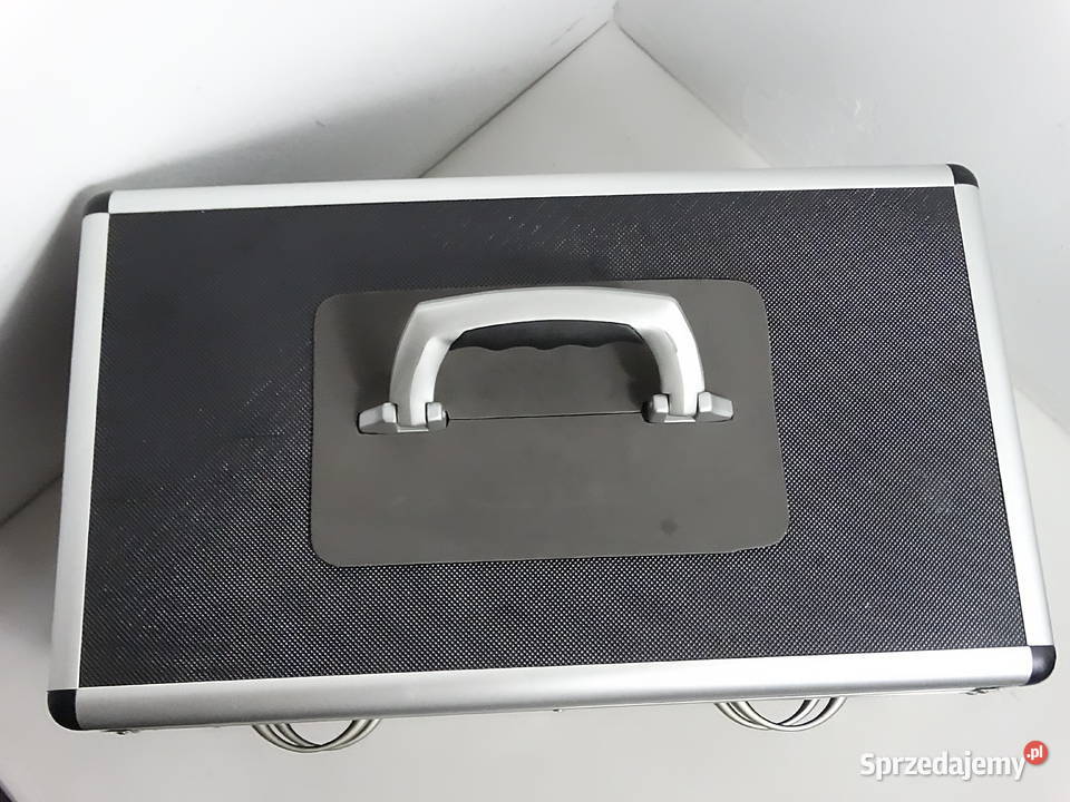 Duży Solidny Kufer Aluminiowy 49 z Szufladami sprzedam