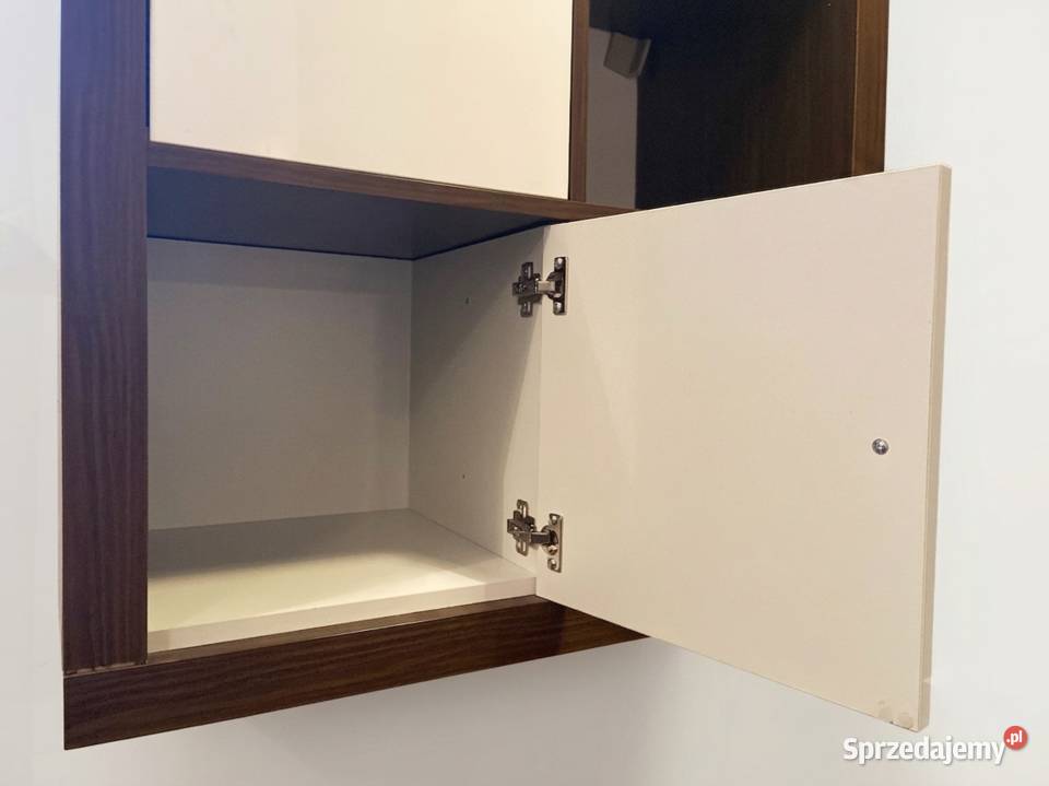 Regał IKEA KALLAX czarnobrązowy 77x77 z nóżkami 77cm Regały