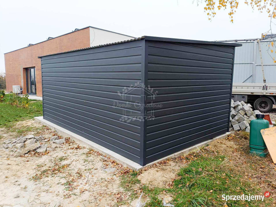 Schowek domek ogrodowy 45x25m okno antracyt dach Krynica-Zdrój