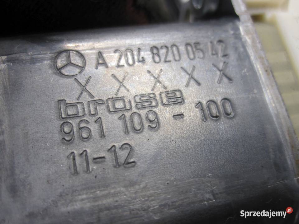 MERCEDES E IV W212 12r podnośnik szyby lewy tył