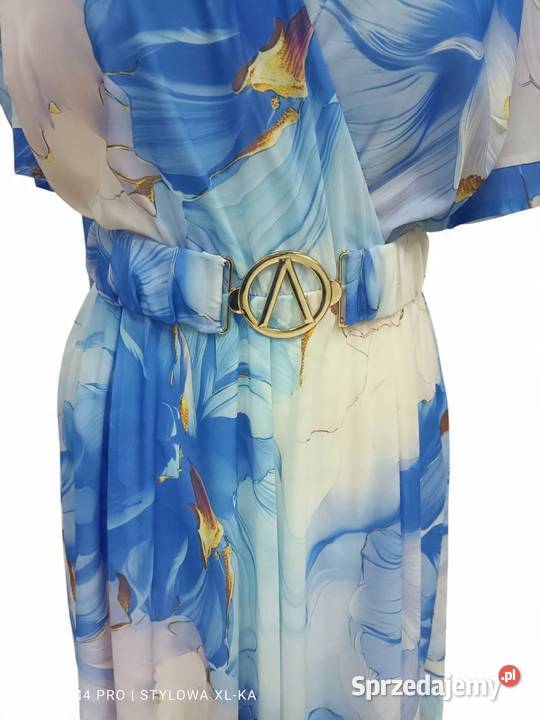 Elegancka sukienka idealna na wesele komunię Moda i Styl Wieluń