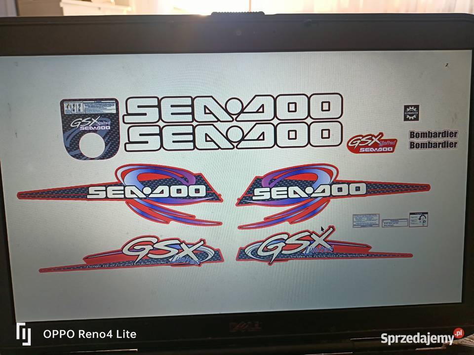 Naklejki seadoo gsx 1998 r Warszawa