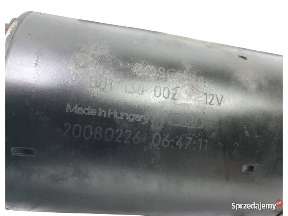 ROZRUSZNIK BMW E46 E90 E87 20 i Bosch 0001138002 sprzedam
