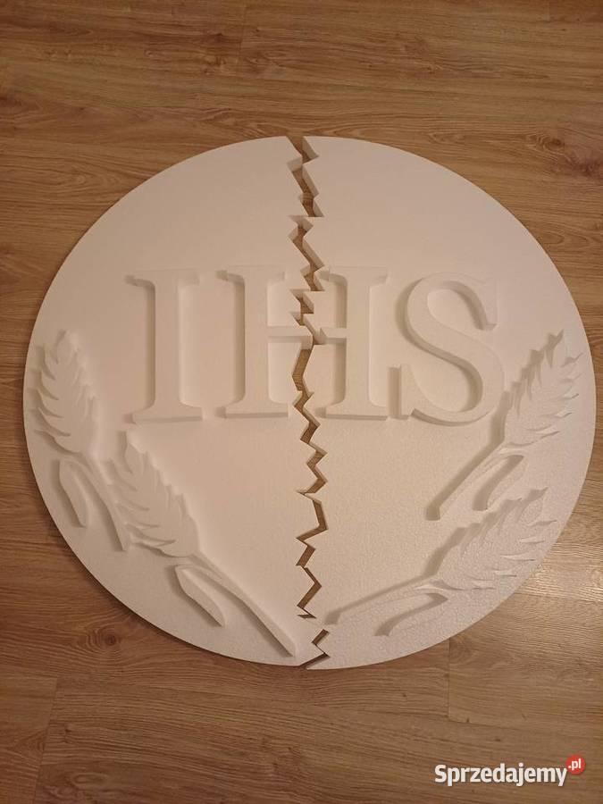 Hostia przełamana 95 kłosy dekoracja Pierwsza Dobrzyca