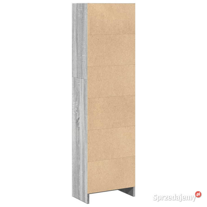 Regał szary dąb sonoma 40x24x143 materiał Warszawa