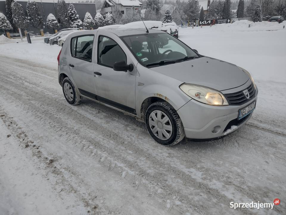 Dacia Sandero 14 LPG 2009 warmińsko-mazurskie