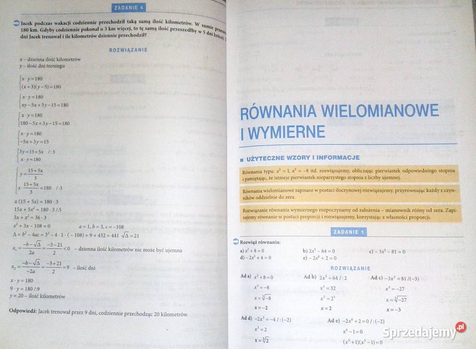 Matematyka Repetytorium maturzysty R Całka E Podręczniki Chełm