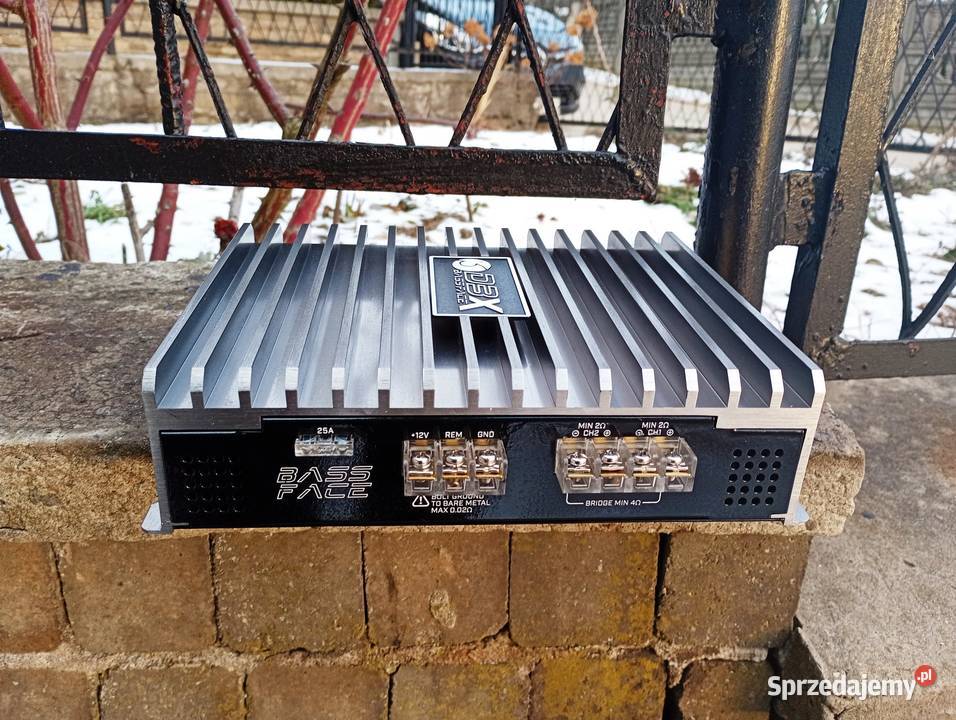 Wzmacniacz samochodowy 2 kanałowy Bassface Indy śląskie Niegowonice