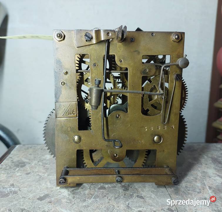 698 Mechanizm starego zegara ściennego FMS 55006