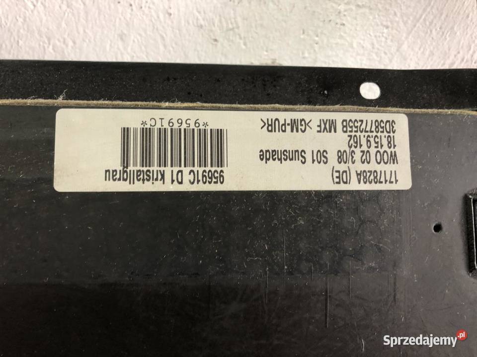SZYBERDACH KOMPLETNY 3D5887041N VW PHAETON osobowe Części samochodowe sprzedam