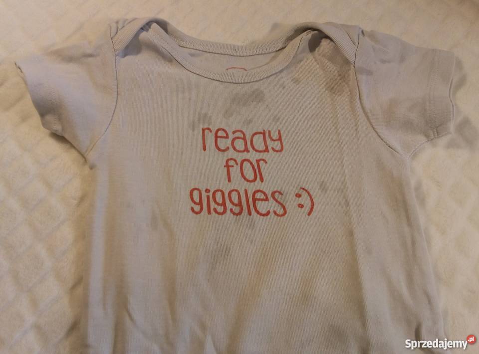 Body krótki rękaw ready for giggles 92 uniseks Rogoźnik