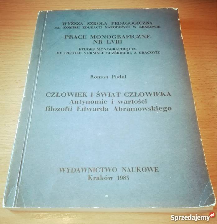 Człowiek i świat człowieka antynomie i wartości Gdańsk sprzedam