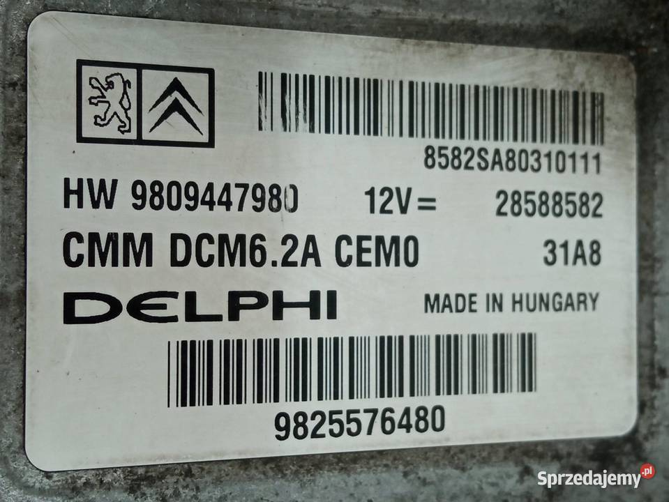 STEROWNIK SILNIKA 9809447980 9825576480 20 HDI sprzedam