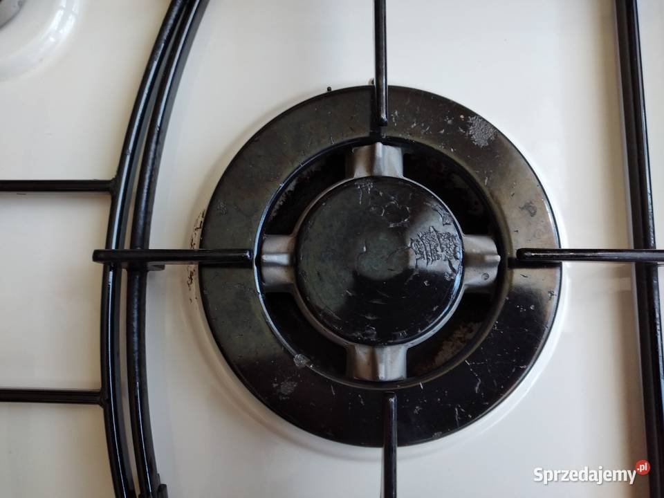 Biała płyta gazowa do zabudowy HotpointAriston Huta Stara B