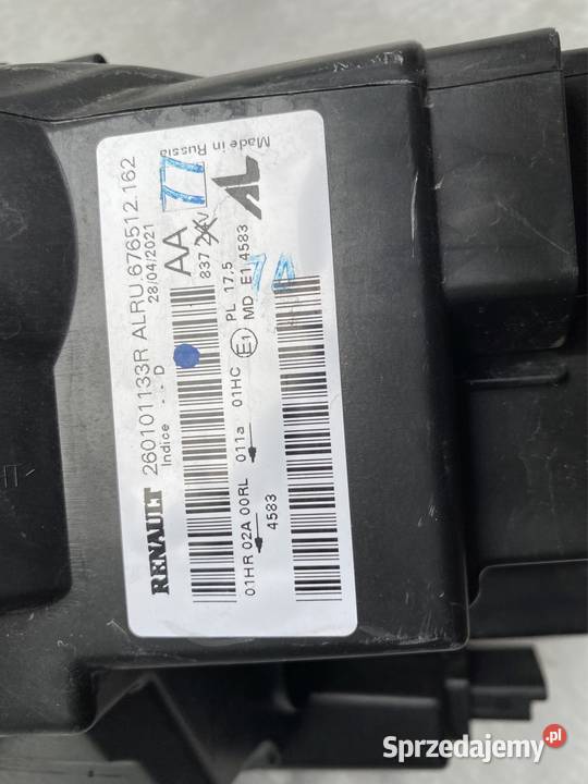 Lampa led prawy przód Dacia Duster II 1724 osobowe śląskie sprzedam