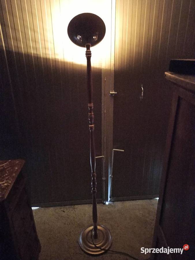 Stylowa lampa halogen drewniana wielkopolskie Budzyń