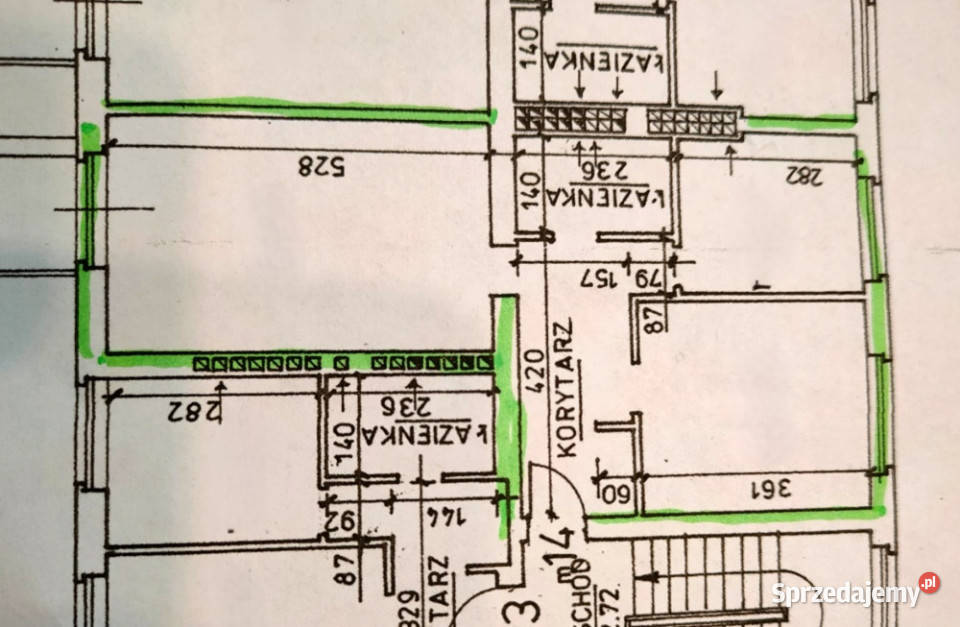 Łazarz Dmowskiego 14 3 pokoje parking Poznań